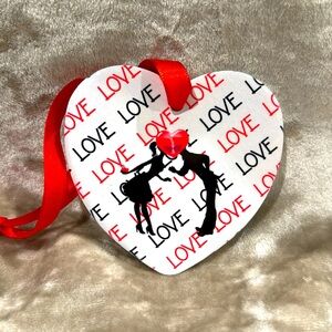 Heart shaped ornament gift - Love